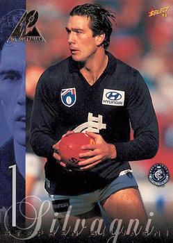 1998 Select AFL Signature Series #129 Stephen Silvagni Front